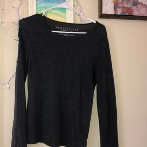 Charcoal grey long sleeve Aeropostale